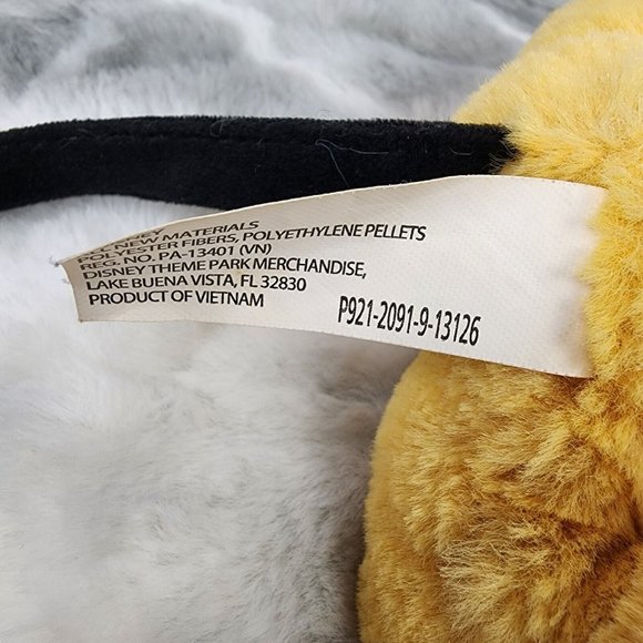 Authentic Disney Parks Pluto Dog Plush Stuffed Animal w/ Beans Beanie - 10" - Picture 8 of 9